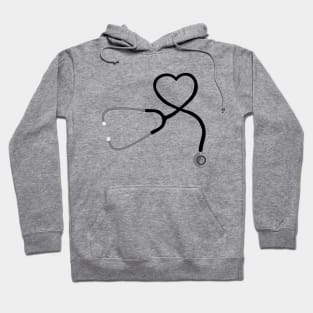 Stethoscope Heart Hoodie